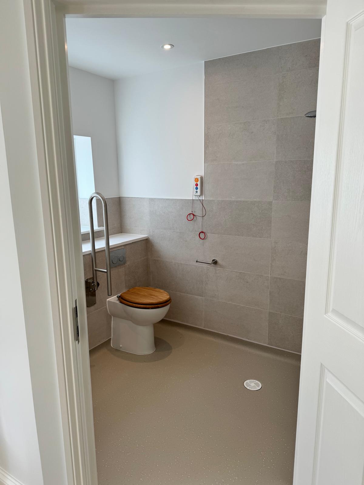 Belmont Healthcare corridor breakout nook