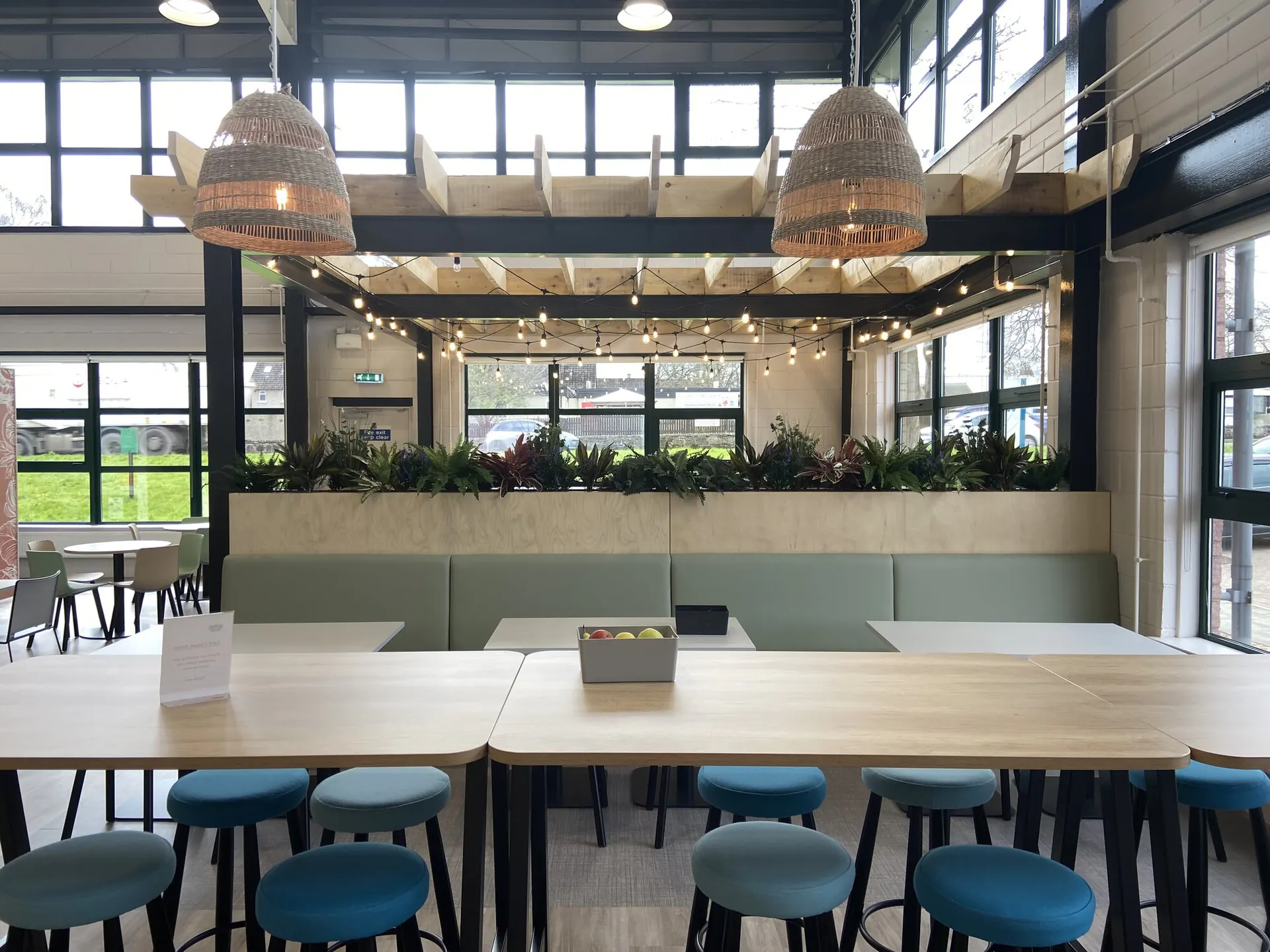 Dining and break out area