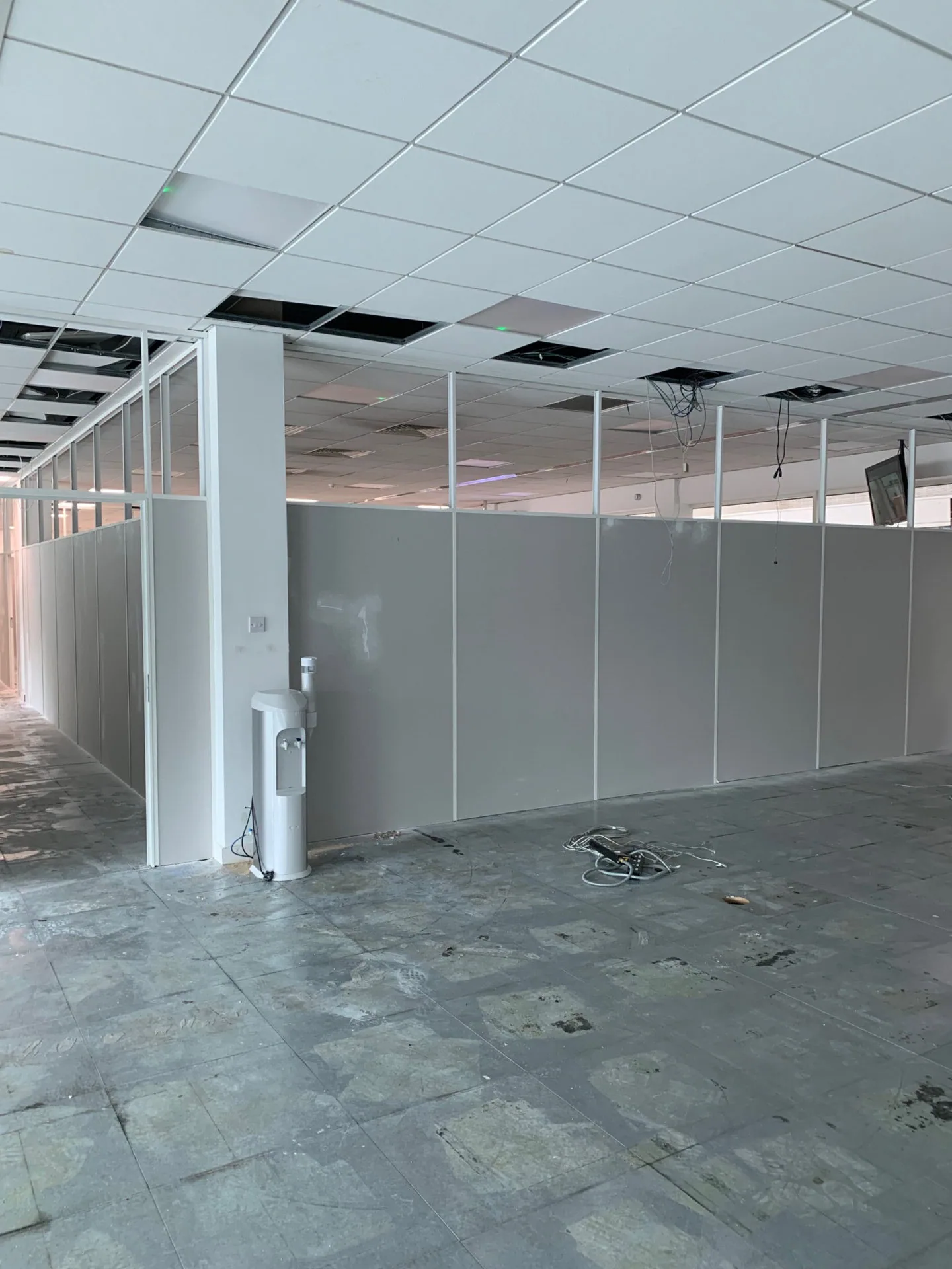 Webhelp Sheffield Collaboration Area Before Booth Installation