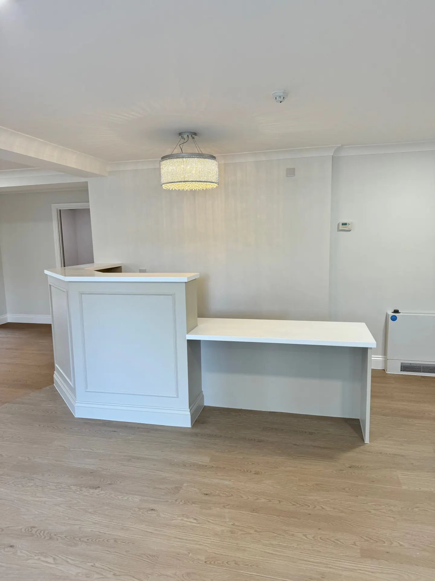Wombwell Care Home Reception Desk